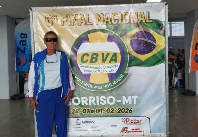 Professor de Educação Física residente em Além Paraíba disputou final do Campeonato Brasileiro de Voleibol Adaptado
